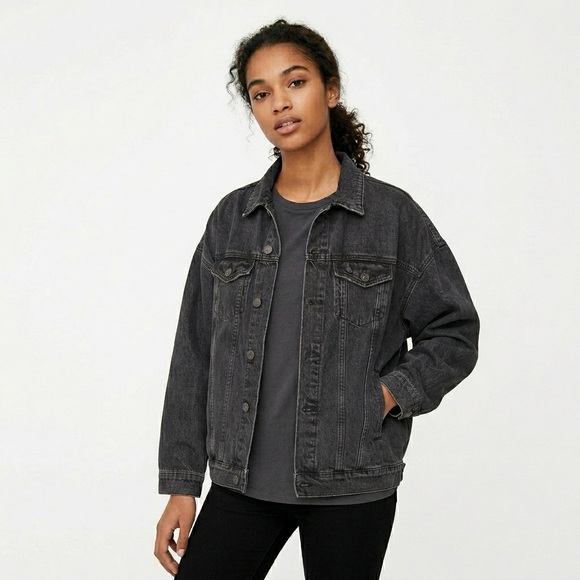 H&M Jackets & Blazers - H&M Denim Jacket - Black Wash